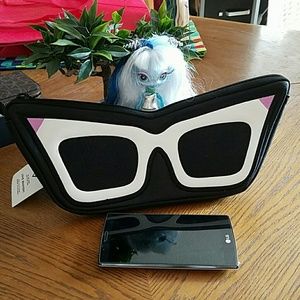 Cute love bravery make up bag/clutch.