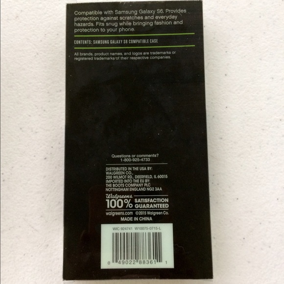 NEW! GALAXY S6 Glitter Stripes SAMSUNG Phone Case BLING - Picture 4 of 4