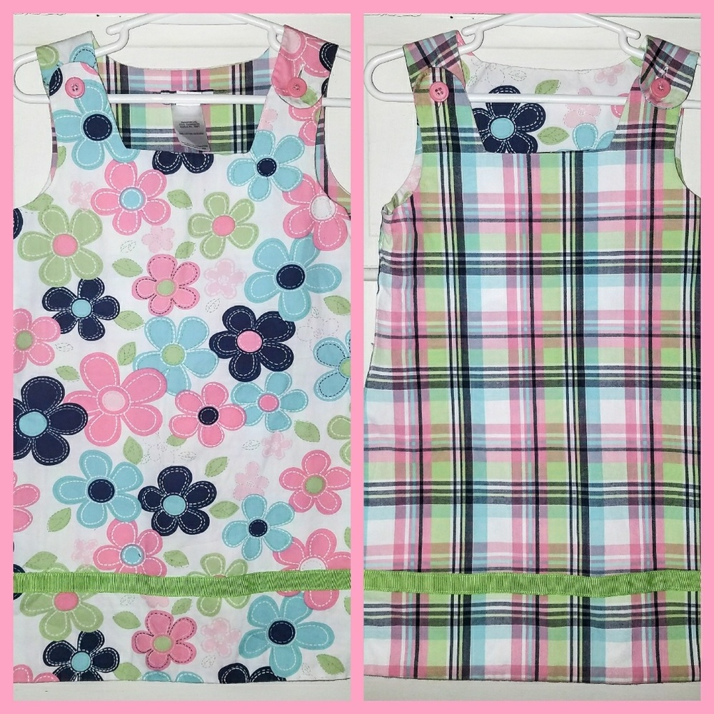 Hartstrings Reversible Dress, 4T, EUC