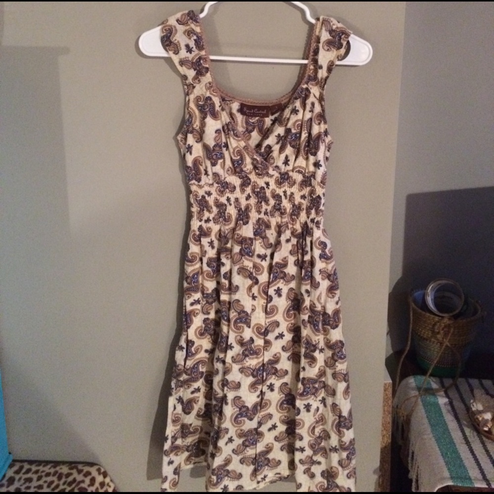 Paisley Print Dress