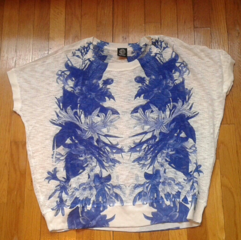 Brilliant Blue Short Sleeve Sweater