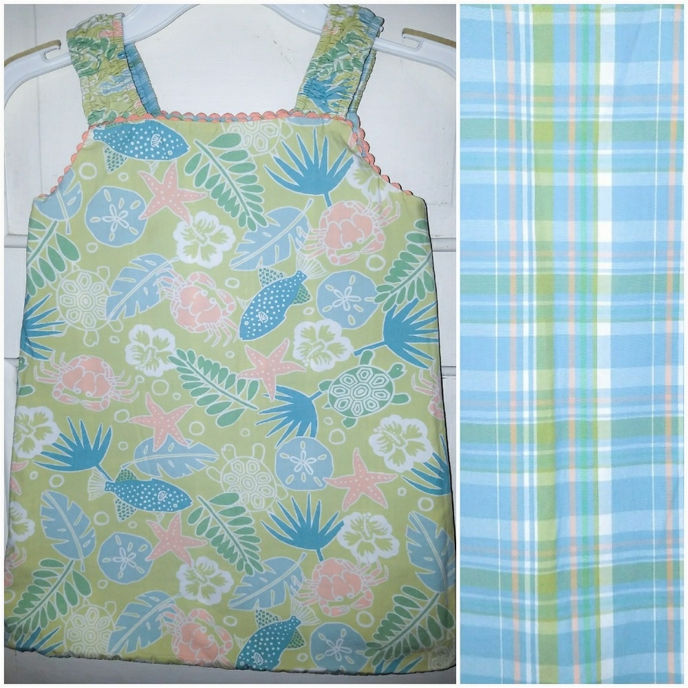 Hartstrings Reversible Dress, 4T,  EUC