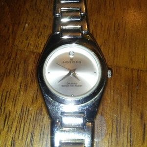 Anne klein diamond watch