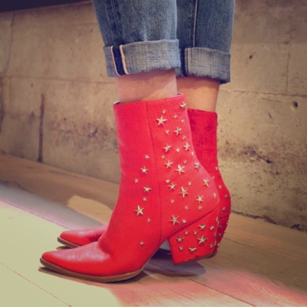 *In Search Matisse Kate Charlotte Boots Red 9.5