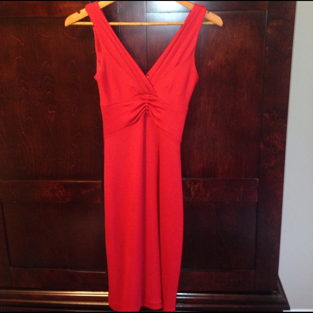 Banana Republic red dress