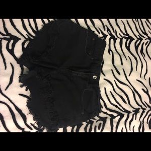 Black American eagle shorts