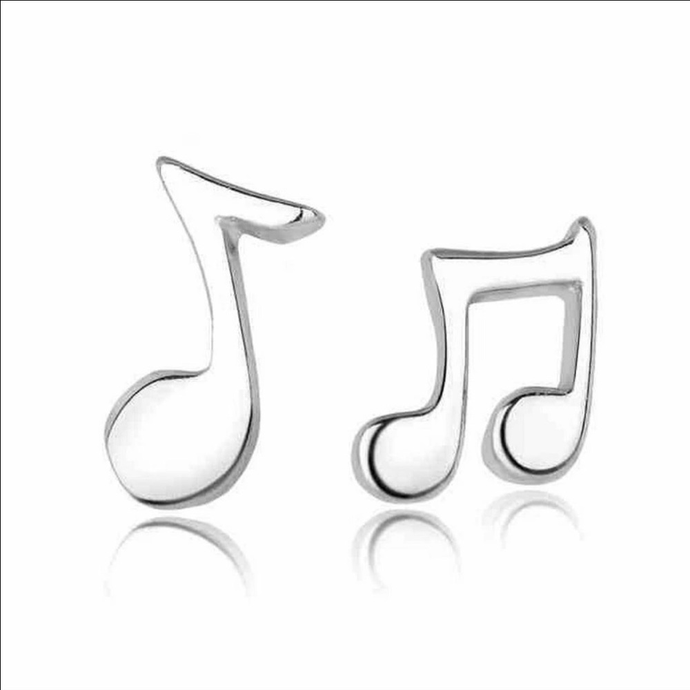💥NEW💥STERLING MUSIC NOTE CHARM EARRINGS 🎵🎶🎵🎶