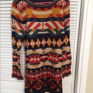 Ladies sweater dress western pattern