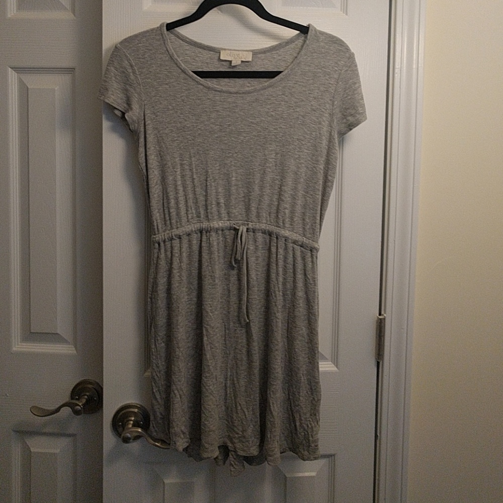 Jersey gray dress/tunic