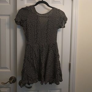 Mini dress for summer with cute print