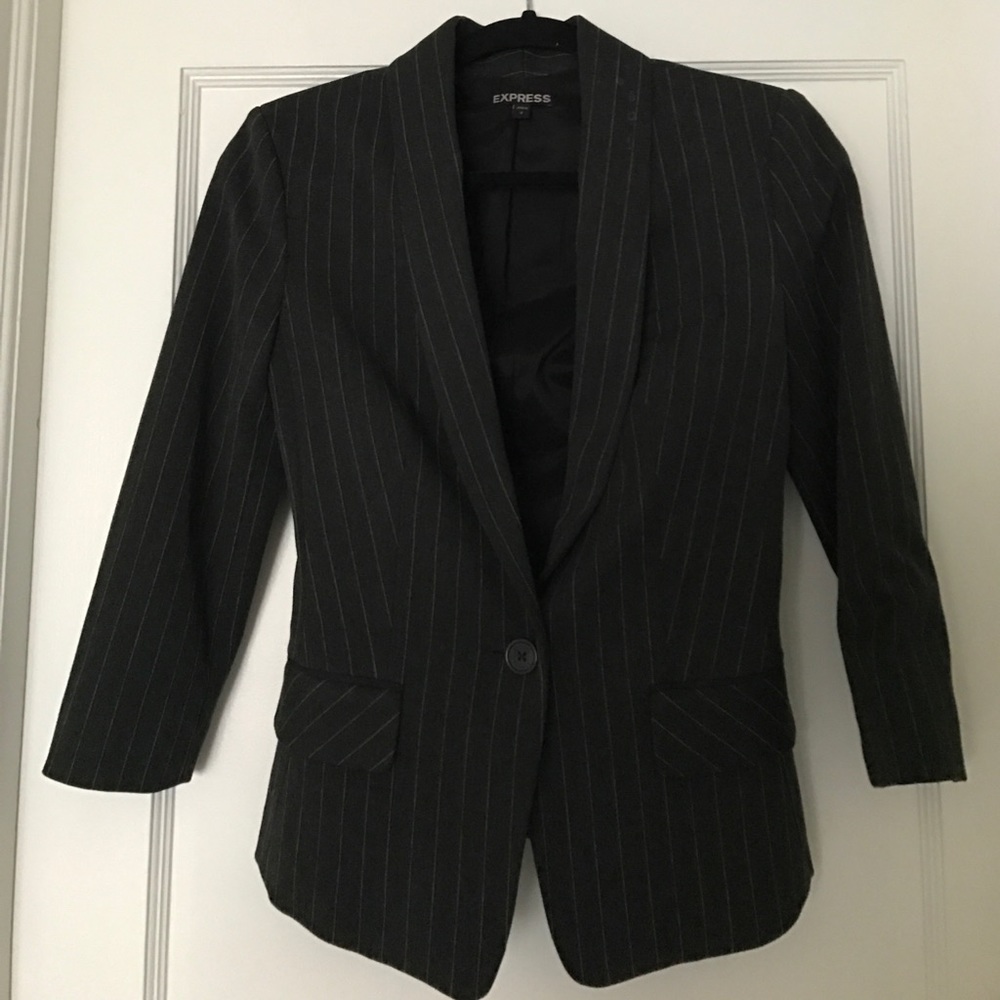 {Express} Pinstripe Blazer