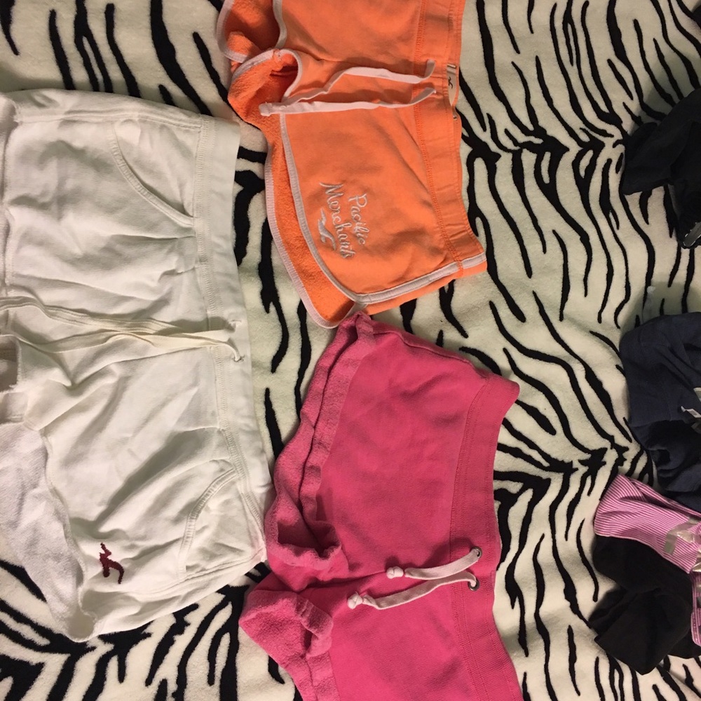 Hollister and Abercrombie shorts