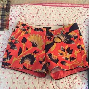 J. Crew tropical floral shorts