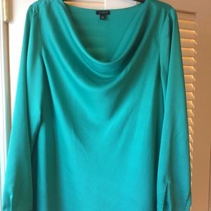 Green ann Taylor blouse