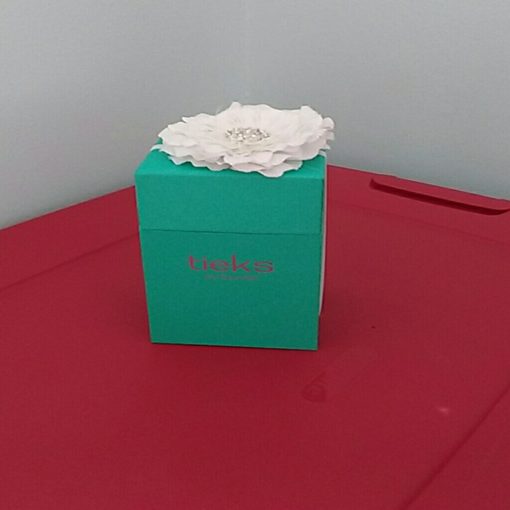 Tieks box and flower elastic