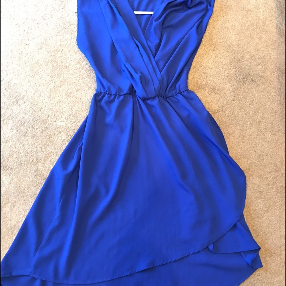 Classy electric blue dress