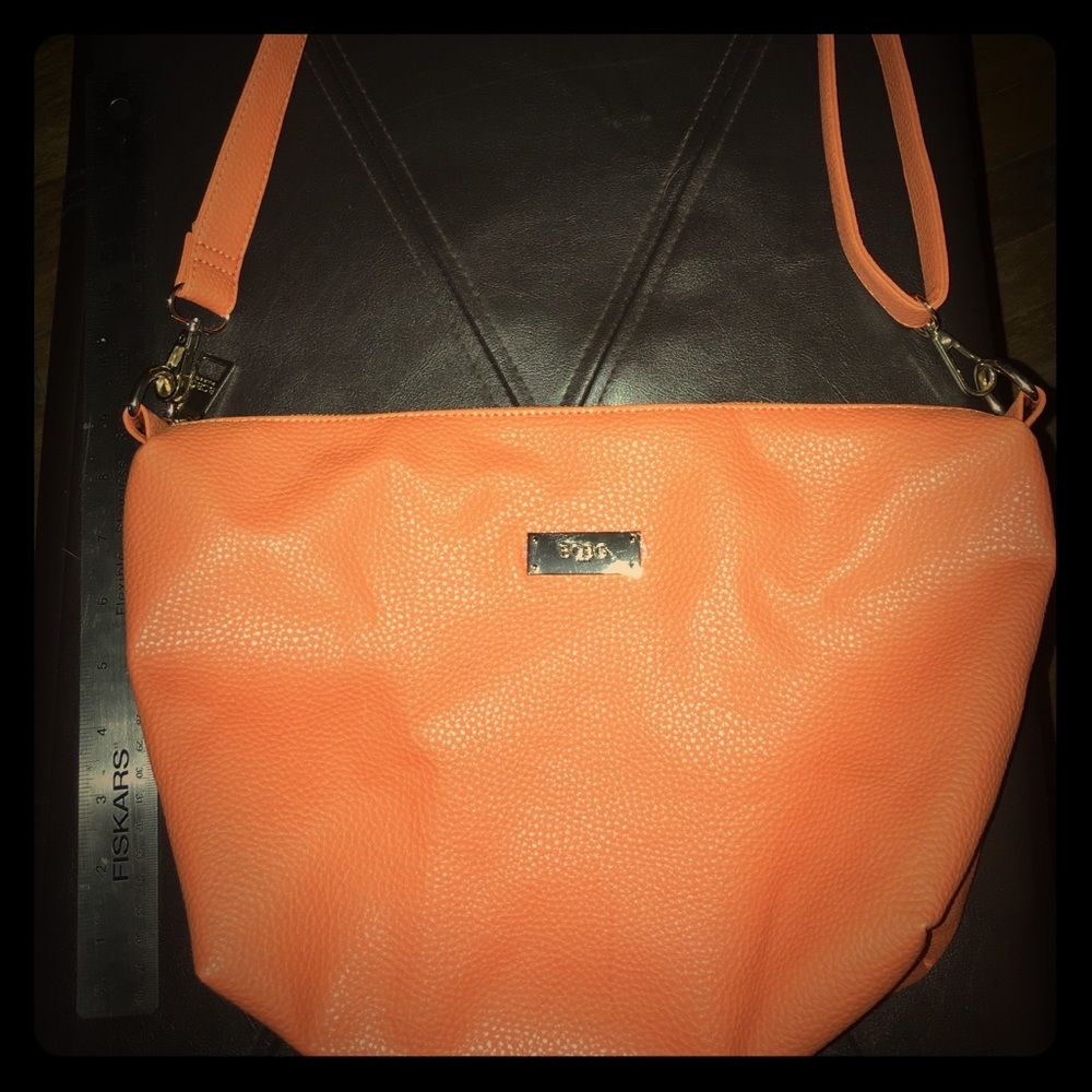 BCBG summer bag orange coloured large shoulder bag