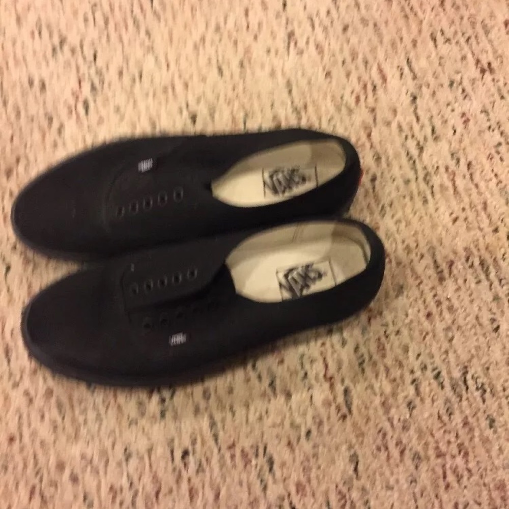 Black vans size 12