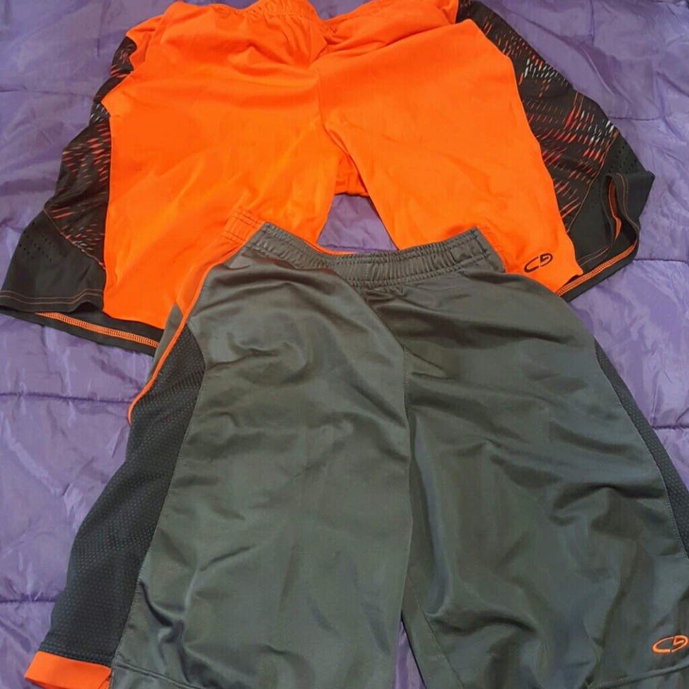 2 Champion basketball shorts