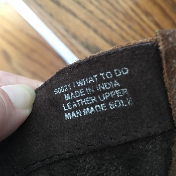 Dina.true BOOTS size 7 BROWN Leather/WITH STUDS - Picture 7 of 8