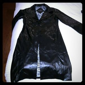 Long Black Button Down Jacket