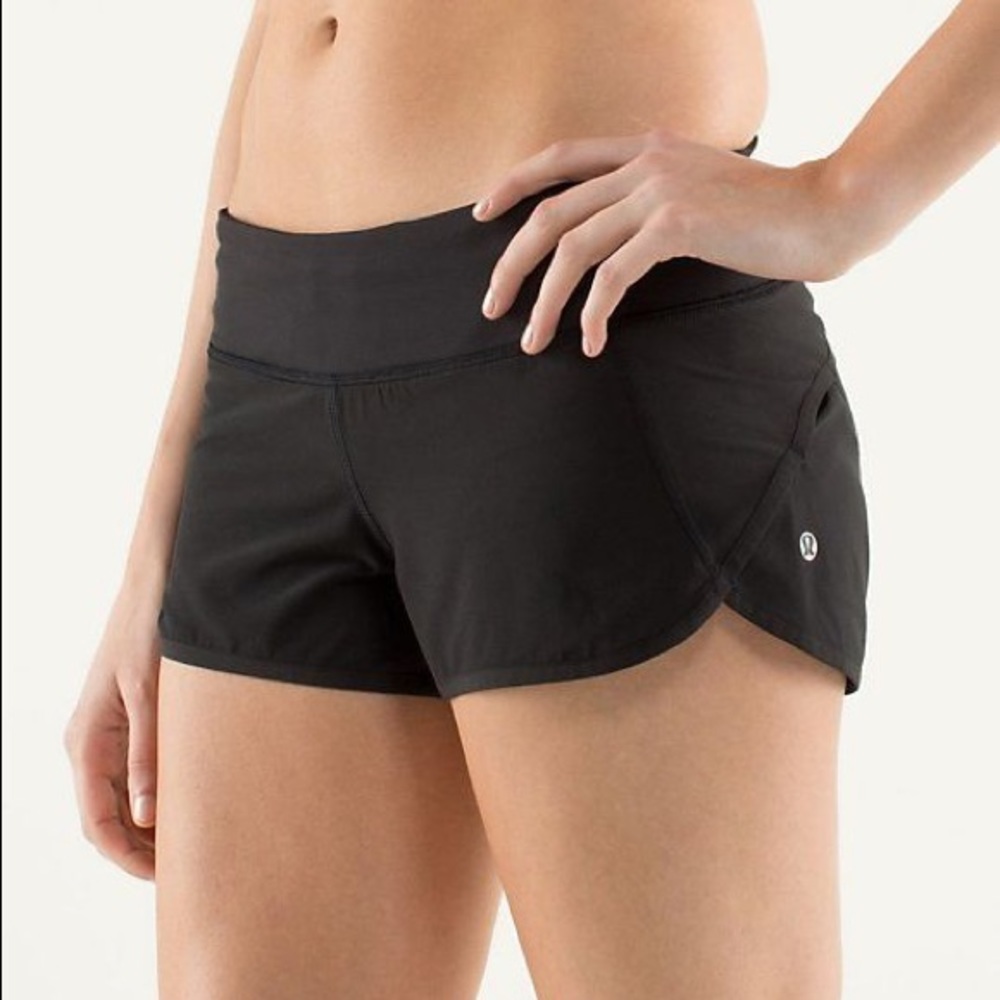 Black lulu lemon shorts