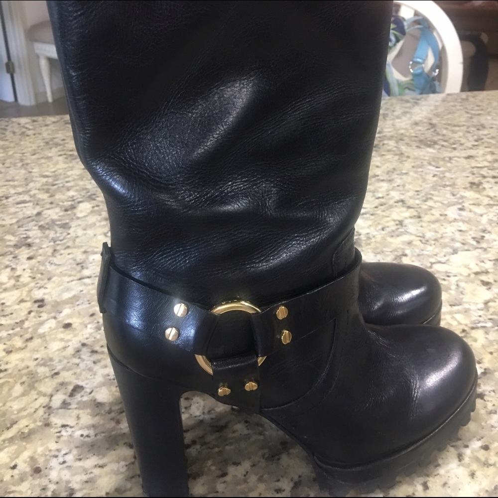 Tory Burch Rainelle Harness Boots size 9.5 M