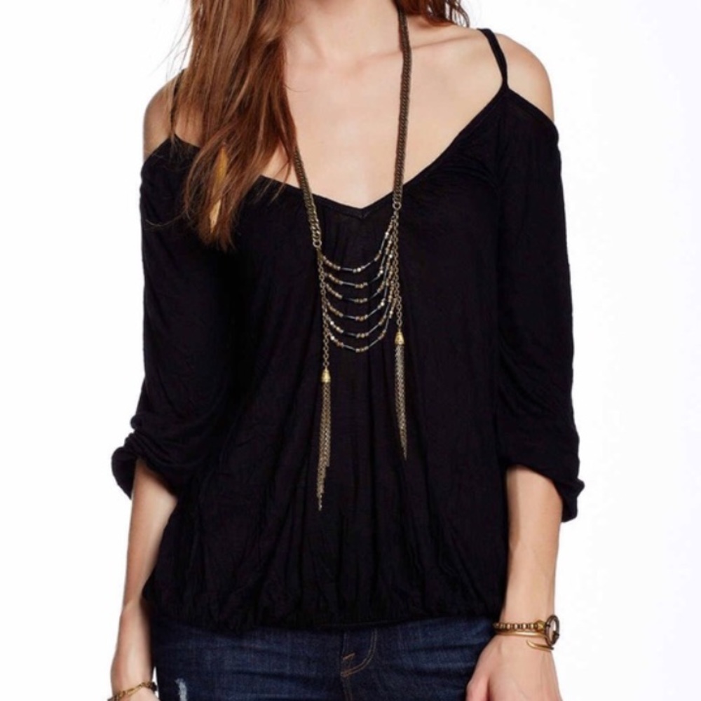 Free People Off the Shoulder Top