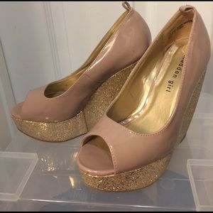 Bling Platform Wedges