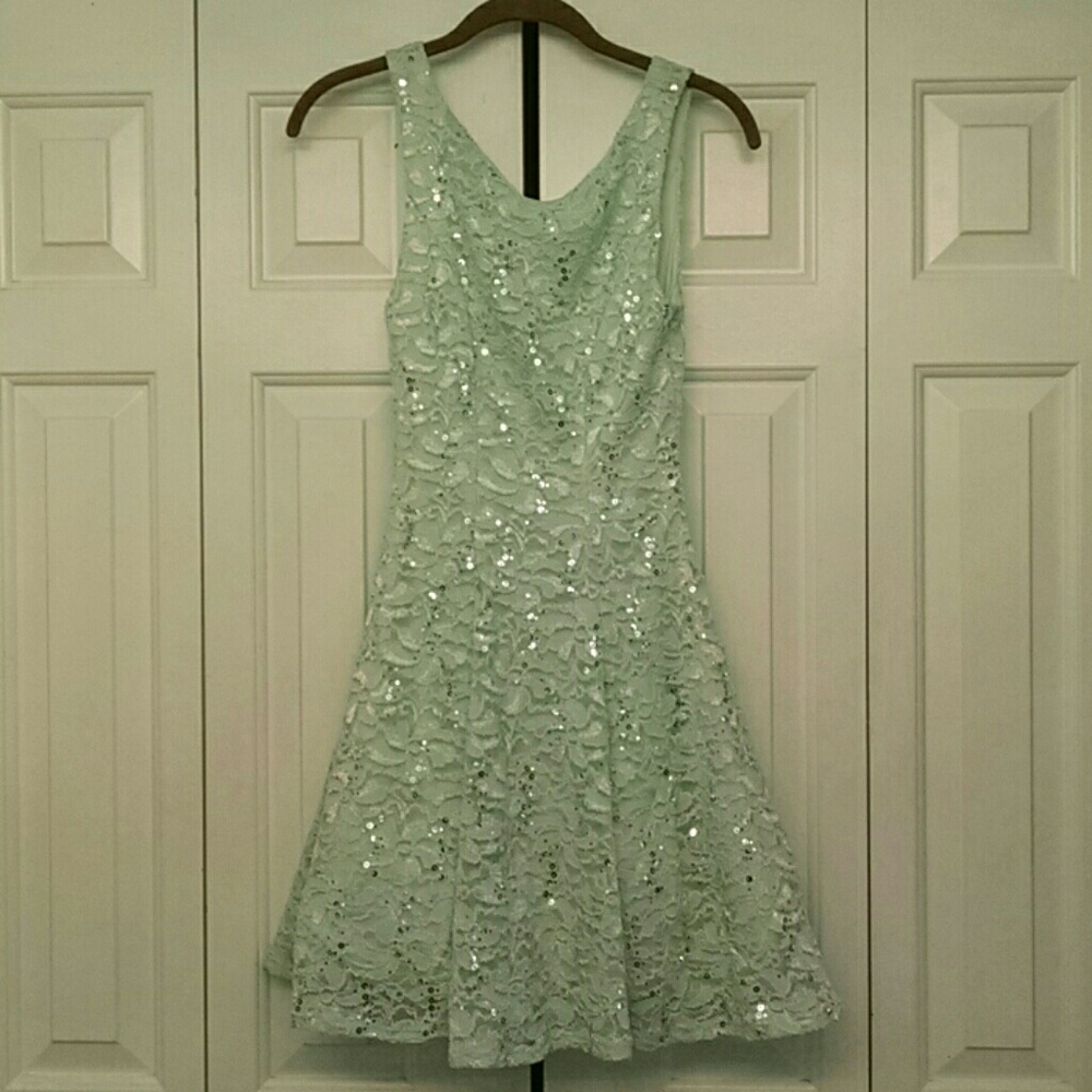 Windsor Mint Lace Dress