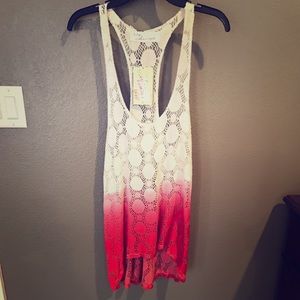 Never worn, vintage inspired crochet top