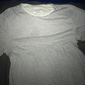 On the Byas White striped Tshirt