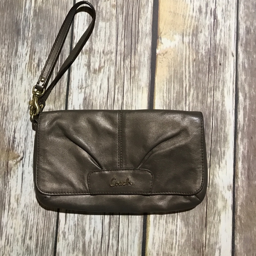 Coach mini purse clutch wristlet