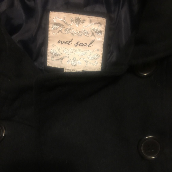 Wet Seal Double Breasted Pea Coat - Picture 2 of 2