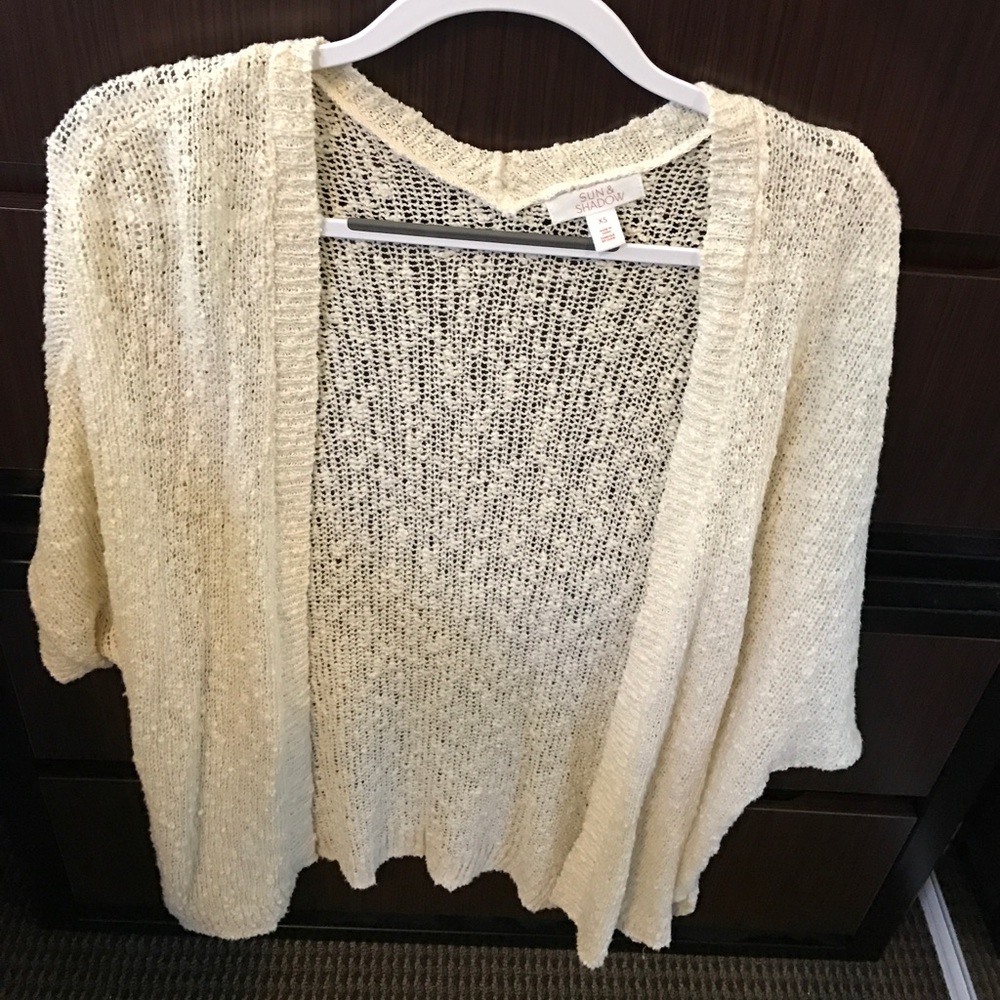 "Sun and shadow" brand cardigan