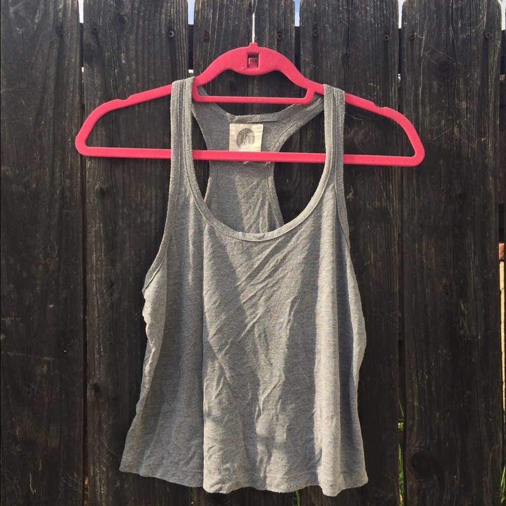SOLD Cropped racerback tank