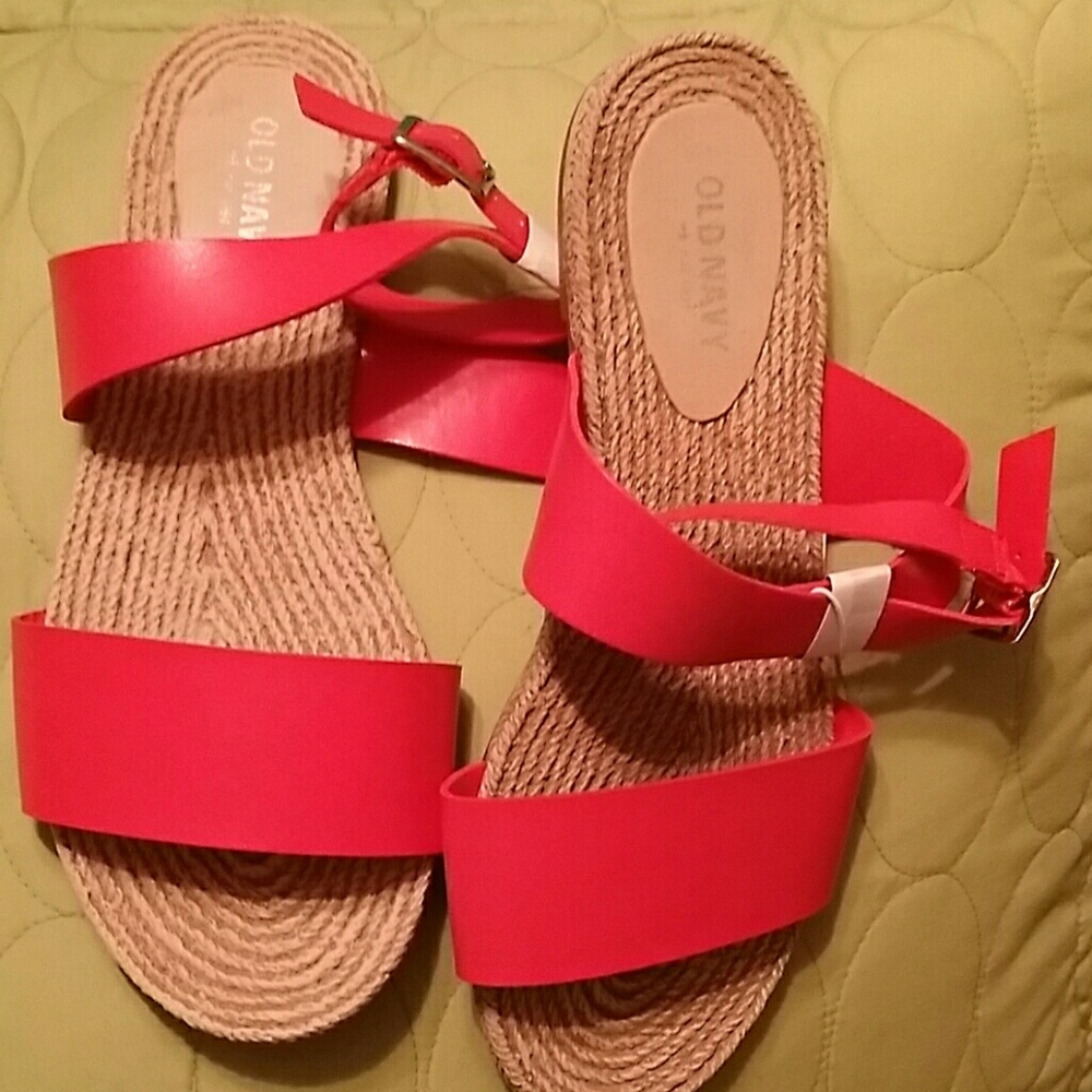 New sandals, never been worn