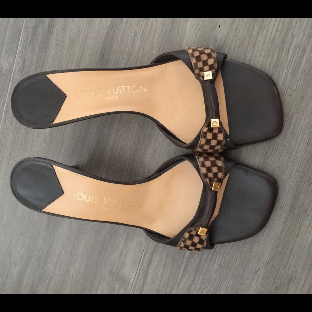 Louis Vuitton Damier sandal