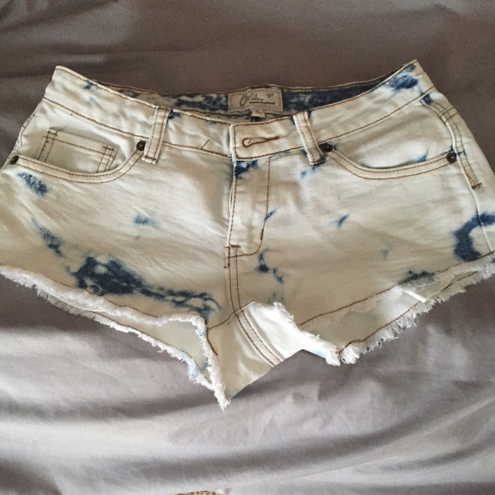 Denim shorts