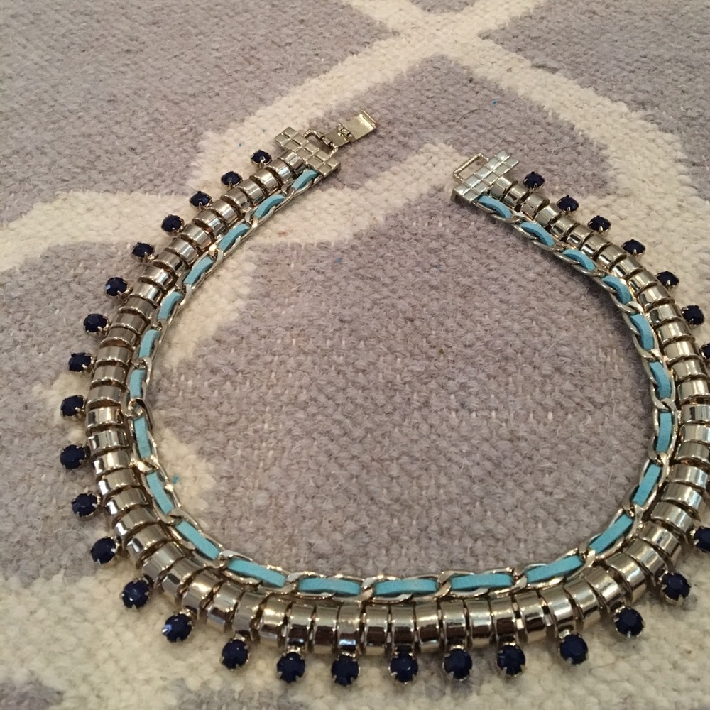Silver choker necklace- never worn