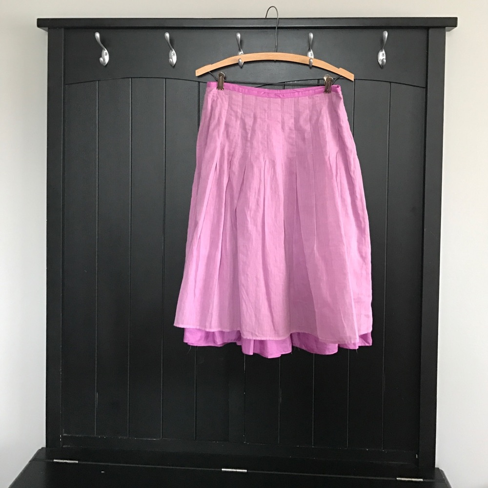 100% silk lining - 100% cotton skirt