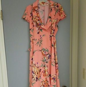 Eva Mendes wrap dress