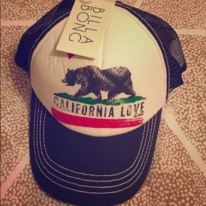 NEW Billabong "California Love" Trucker Hat