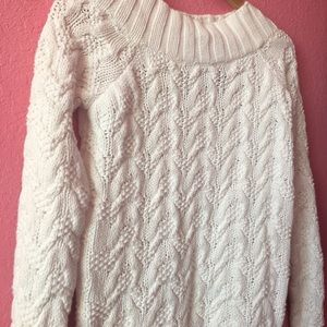 Cable knit sweater