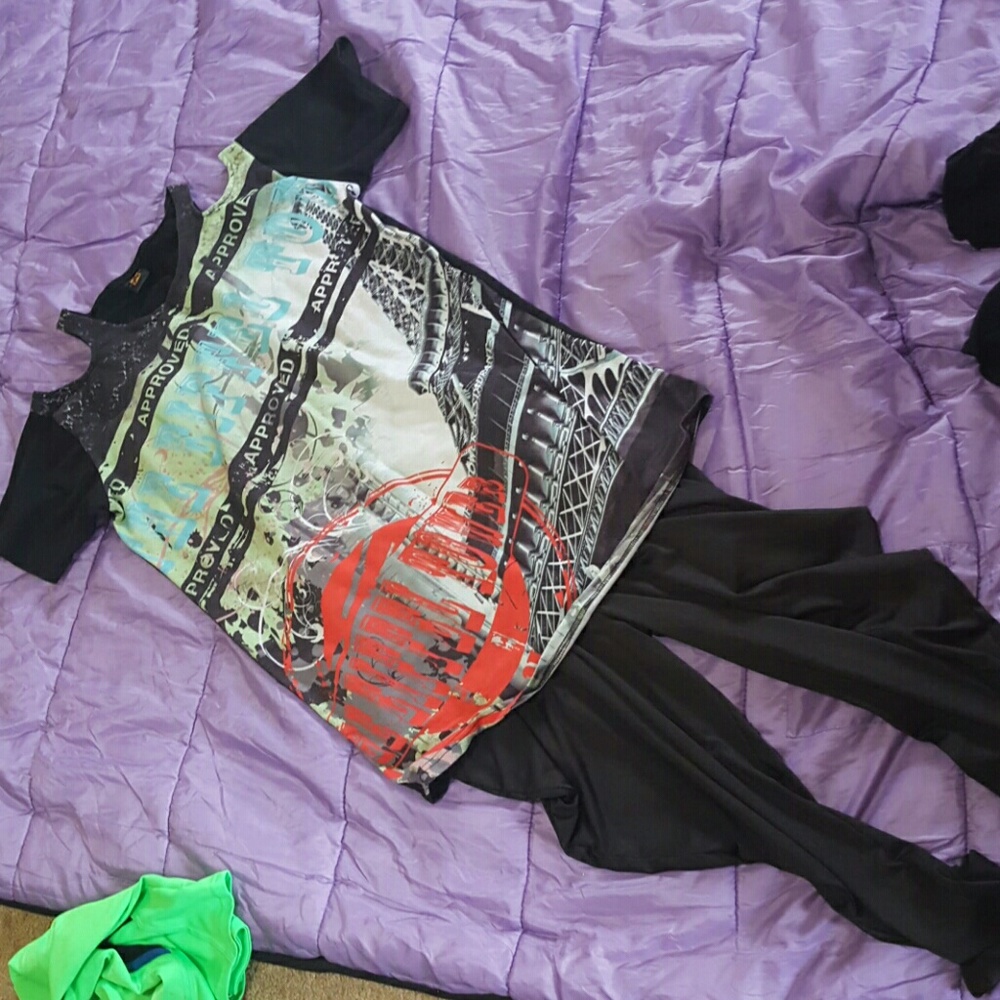 Acooreena Punk outfit euro style outfit