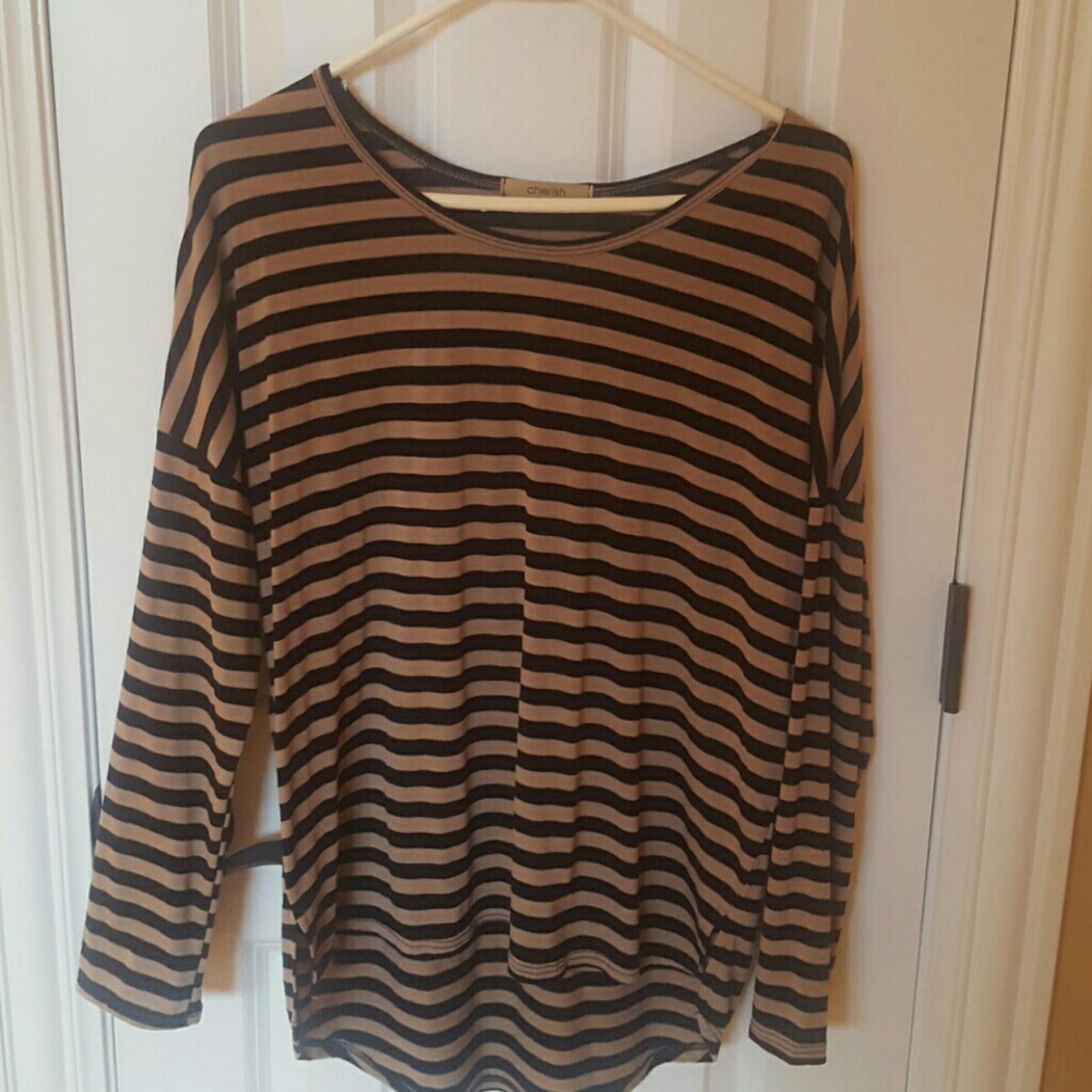Cherish striped dolman
