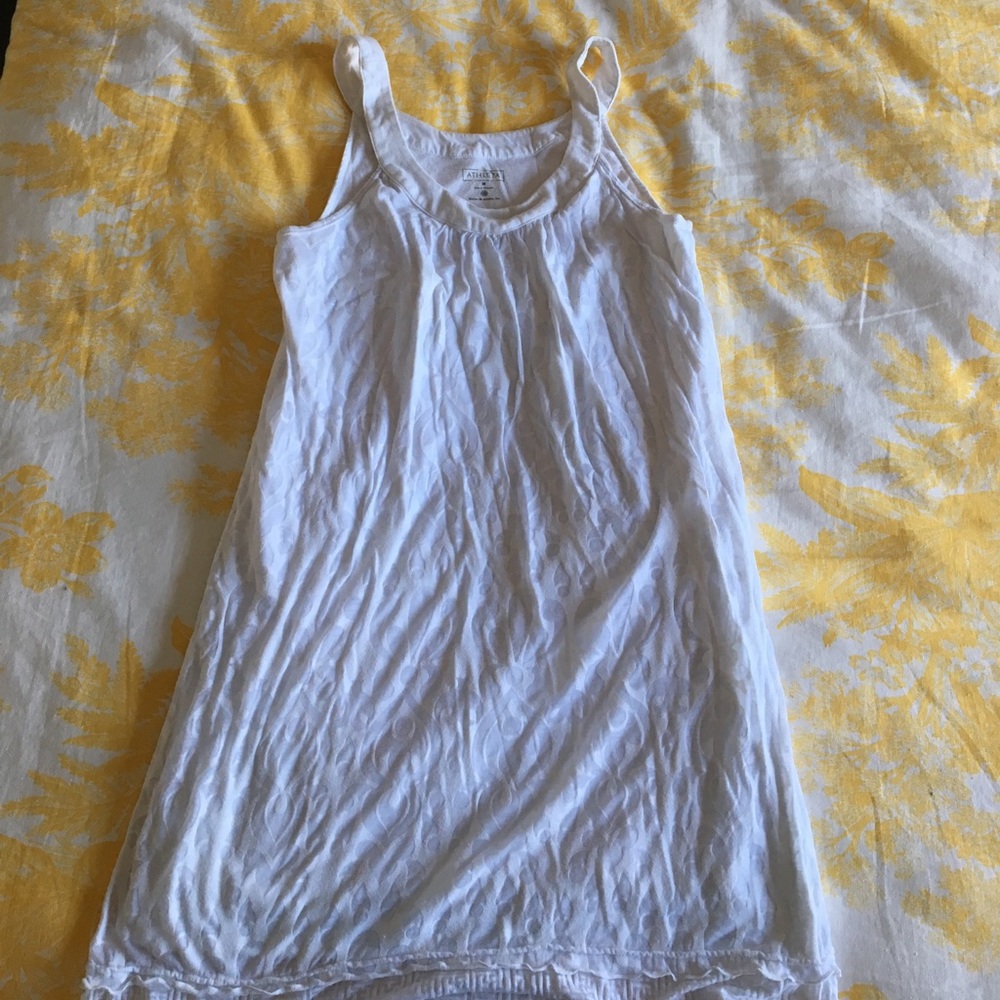 Athleta white swim cover up