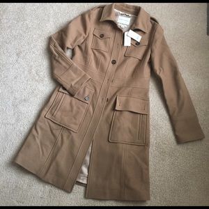 NWT Women's Banana Republic Medium Length Coat