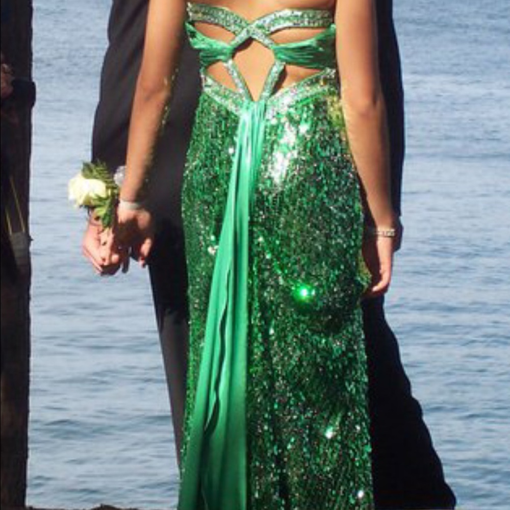 Green prom dress