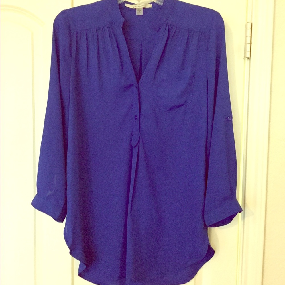 41Hawthorn Blue Blouse